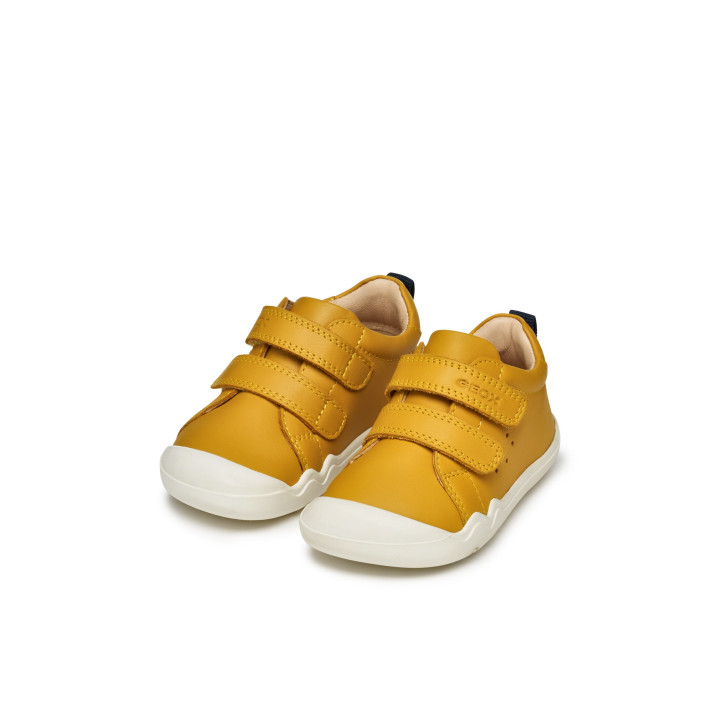 SNEAKERSY BAREFOOT GEOX STEPPIEUP OCHRE YELLOW/NAVY