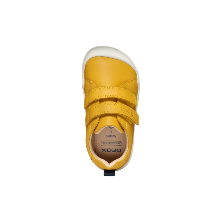 SNEAKERS BAREFOOT GEOX STEPPIEUP OCHRE YELLOW/NAVY