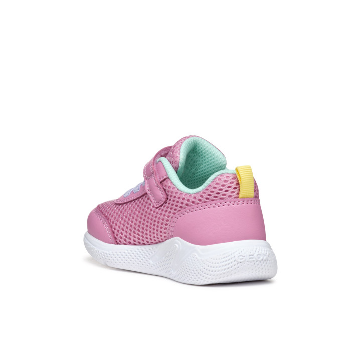 SNEAKERS GEOX SPRINTYE PINK/WATERSEA