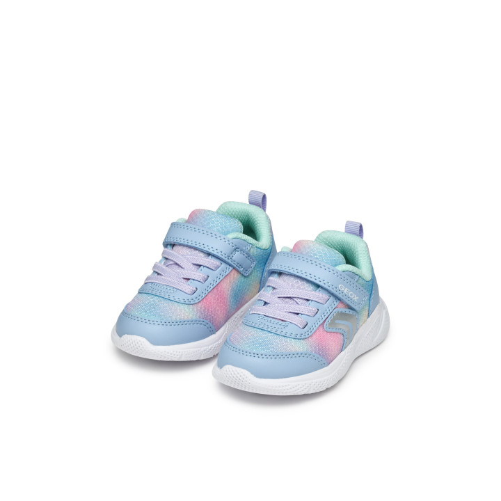 SNEAKERSY GEOX SPRINTYE SKY/MULTICOLOR