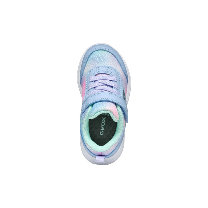SNEAKERSY GEOX SPRINTYE SKY/MULTICOLOR