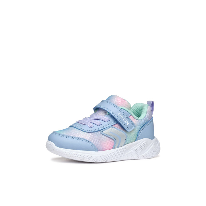 SNEAKERSY GEOX SPRINTYE SKY/MULTICOLOR