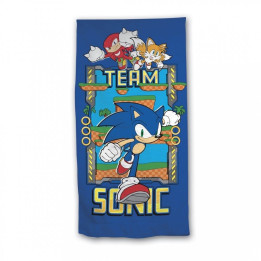 RĘCZNIK KĄPIELOWY PLAŻOWY 70 X 140 CM SONIC THE HEDGEHOG AYM-049SNC-BTM