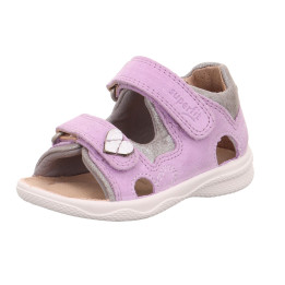 SANDALS SUPERFIT POLLY LILA/SILBER 1-600097-8500