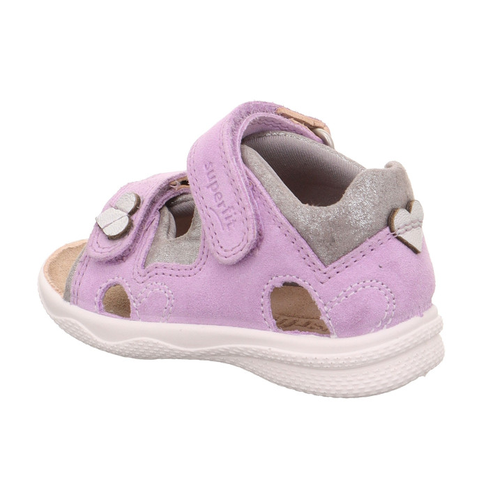 SANDALS SUPERFIT POLLY LILA/SILBER 1-600097-8500