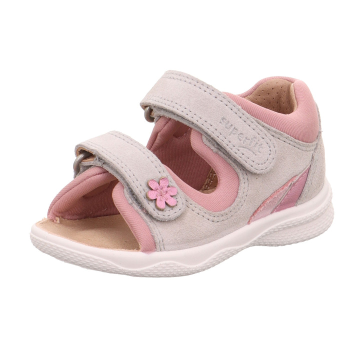 SANDALS SUPERFIT POLLY HELLGRAU/ROSA 1-600096-2500