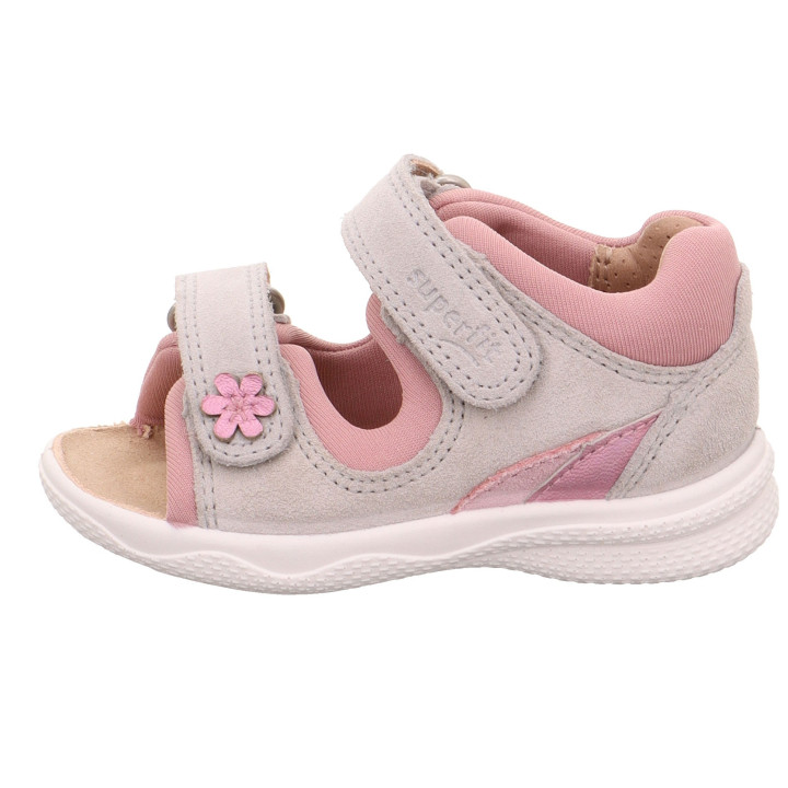 SANDALS SUPERFIT POLLY HELLGRAU/ROSA 1-600096-2500