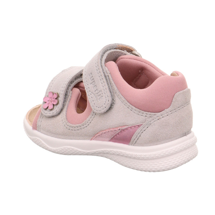 SANDALS SUPERFIT POLLY HELLGRAU/ROSA 1-600096-2500