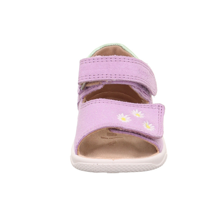 SANDAŁY SUPERFIT POLLY LILA/HELLGRUN 1-600092-8500
