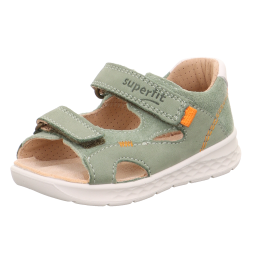 SANDALS SUPERFIT LAGOON HELLGRÜN/ORANGE 1-000510-7500