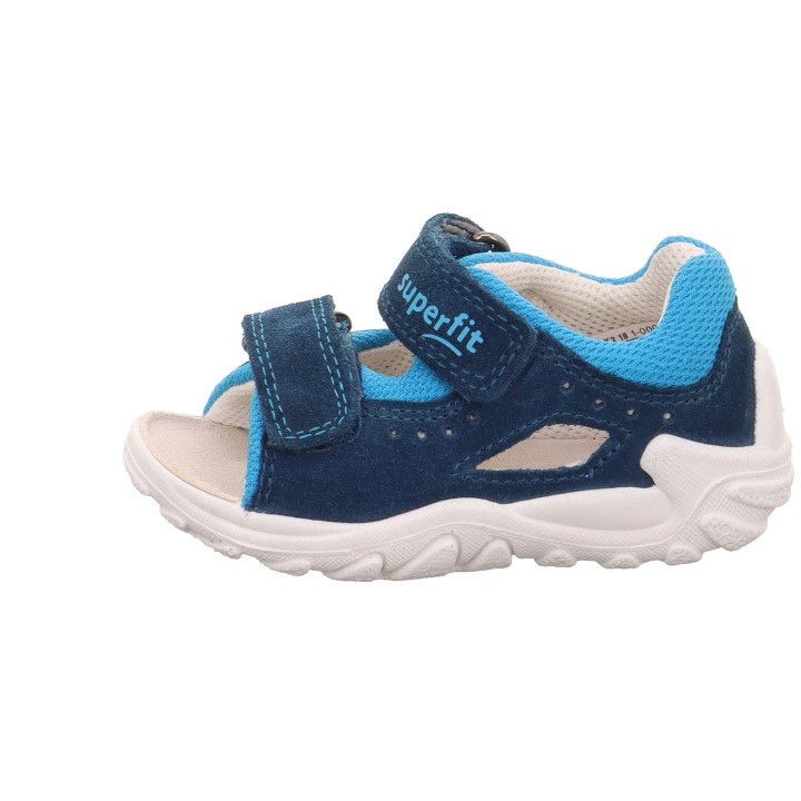 SANDALS SUPERFIT FLOW BLAU/TURKIS 1-000036-8010