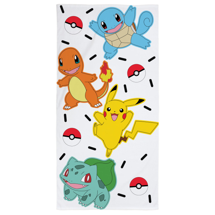BATH TOWEL 70 X 140 CM POKEMON PIKACHU POK-1049T