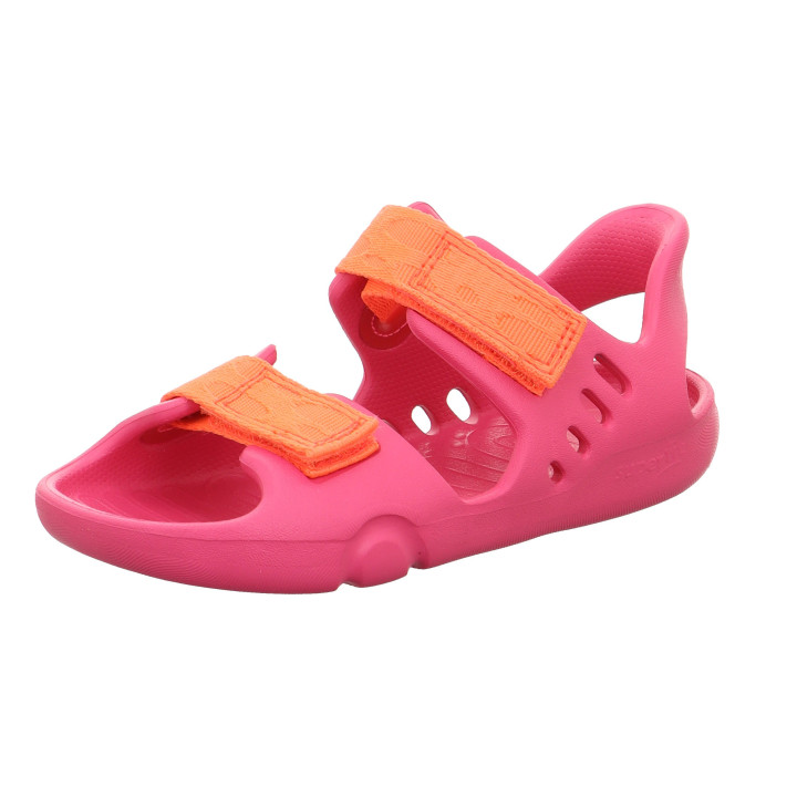 SANDAŁY BAREFOOT SUPERFIT SPLASH-S PINK/ORANGE 1-000991-5500