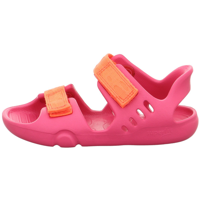 SANDALS BAREFOOT SUPERFIT SPLASH-S PINK/ORANGE 1-000991-5500