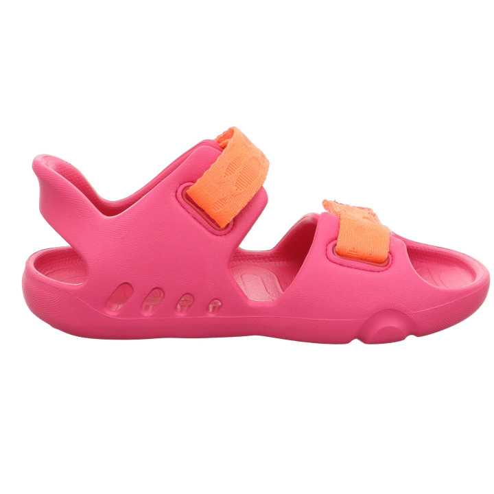 SANDALS BAREFOOT SUPERFIT SPLASH-S PINK/ORANGE 1-000991-5500