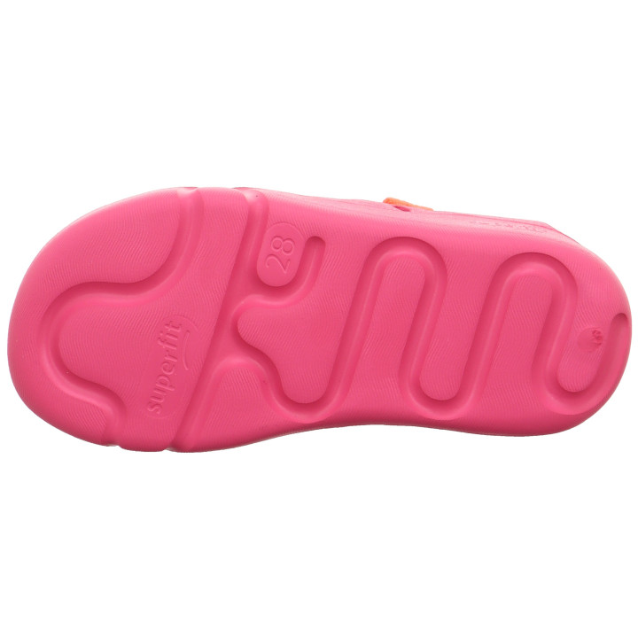 SANDAŁY BAREFOOT SUPERFIT SPLASH-S PINK/ORANGE 1-000991-5500