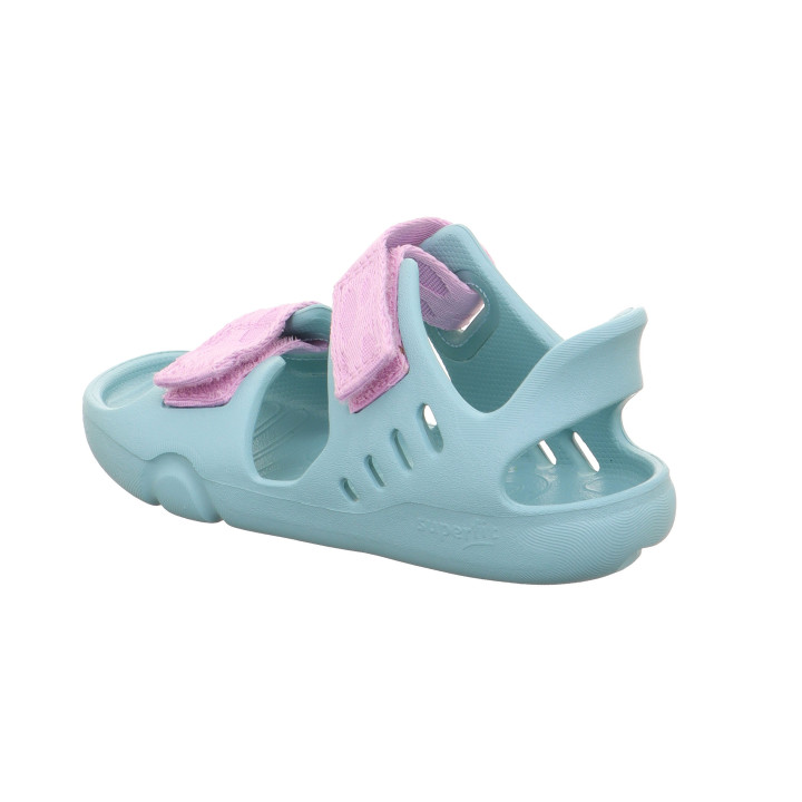 SANDAŁY BAREFOOT SUPERFIT SPLASH-S HELLGRUN/LILA 1-000991-7510
