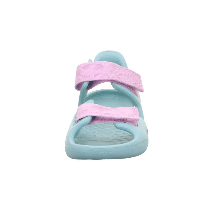 SANDALS BAREFOOT SUPERFIT SPLASH-S HELLGRUN/LILA 1-000991-7510