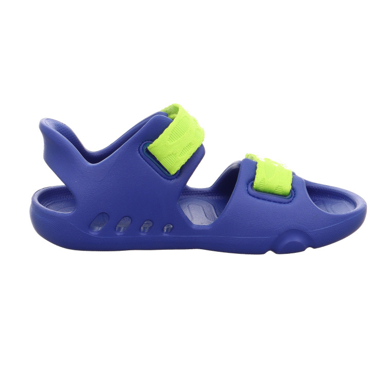 SANDALS BAREFOOT SUPERFIT SPLASH-S BLAU/HELLGRUN 1-000991-8000
