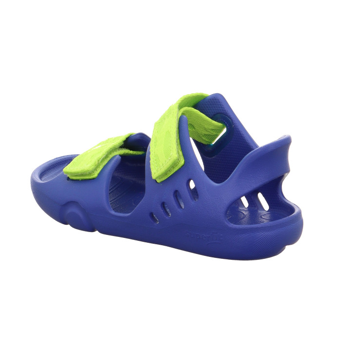 SANDAŁY BAREFOOT SUPERFIT SPLASH-S BLAU/HELLGRUN 1-000991-8000