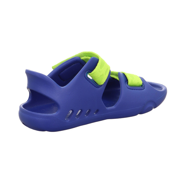 SANDALS BAREFOOT SUPERFIT SPLASH-S BLAU/HELLGRUN 1-000991-8000