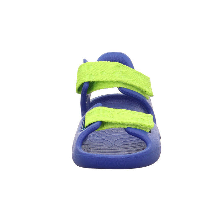 SANDALS BAREFOOT SUPERFIT SPLASH-S BLAU/HELLGRUN 1-000991-8000