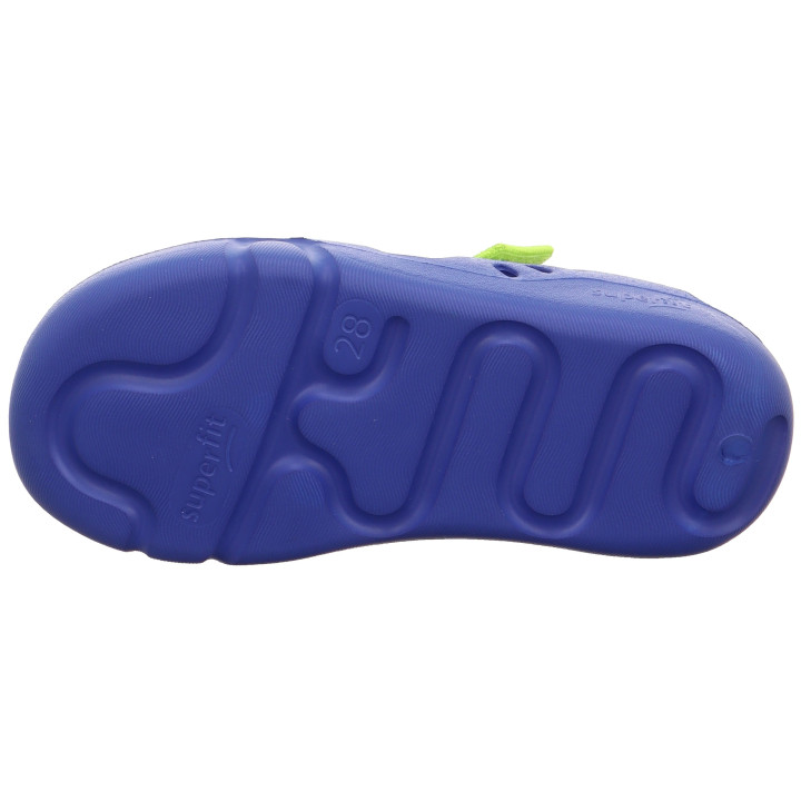 SANDAŁY BAREFOOT SUPERFIT SPLASH-S BLAU/HELLGRUN 1-000991-8000