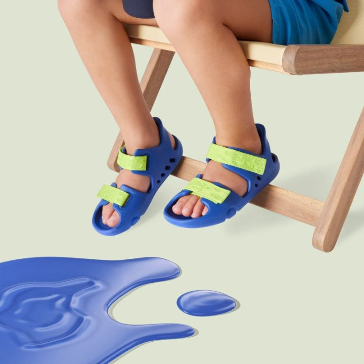 SANDAŁY BAREFOOT SUPERFIT SPLASH-S BLAU/HELLGRUN 1-000991-8000