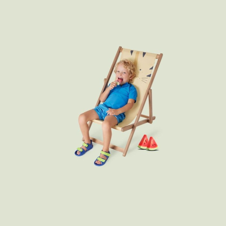 SANDALS BAREFOOT SUPERFIT SPLASH-S BLAU/HELLGRUN 1-000991-8000