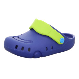 CLOGS BAREFOOT SUPERFIT SPLASH-C BLAU/HELLGRUN 1-000990-8000