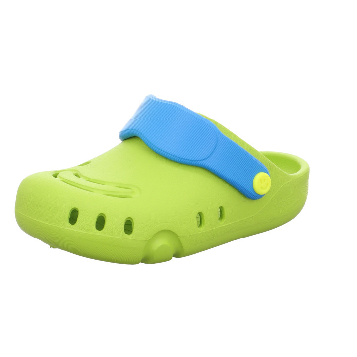 CLOGS BAREFOOT SUPERFIT SPLASH-C HELLGRUN/TURKIS 1-000990-7500
