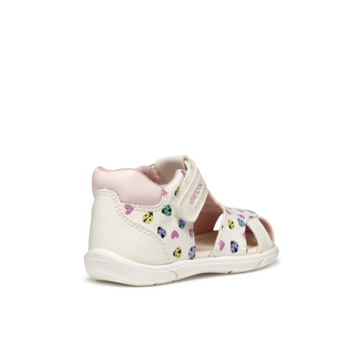 SANDALS GEOX ZAPITO WHITE/MULTICOLOR