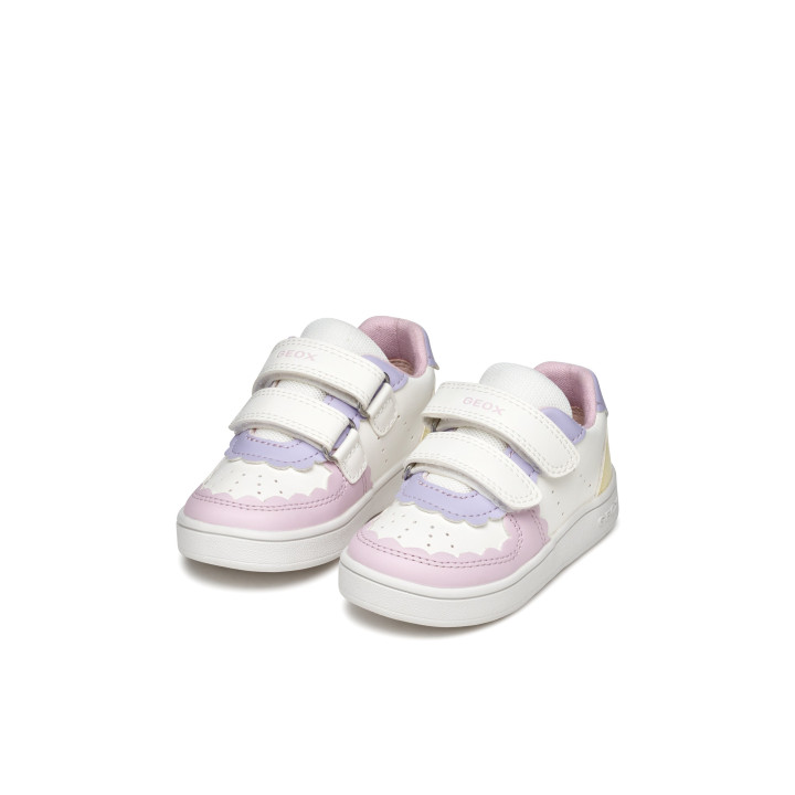 SHOES GEOX ECLYPER WHITE/LT YELLOW