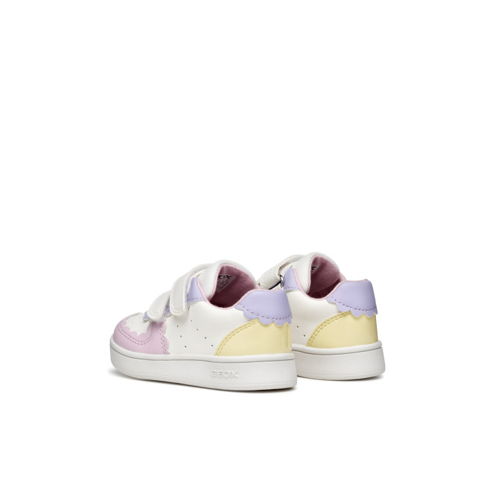 SHOES GEOX ECLYPER WHITE/LT YELLOW