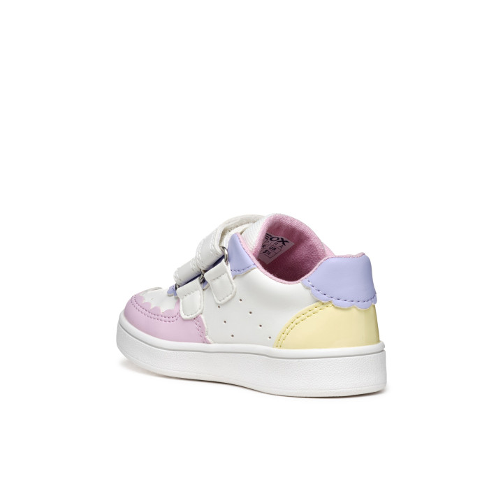 SHOES GEOX ECLYPER WHITE/LT YELLOW
