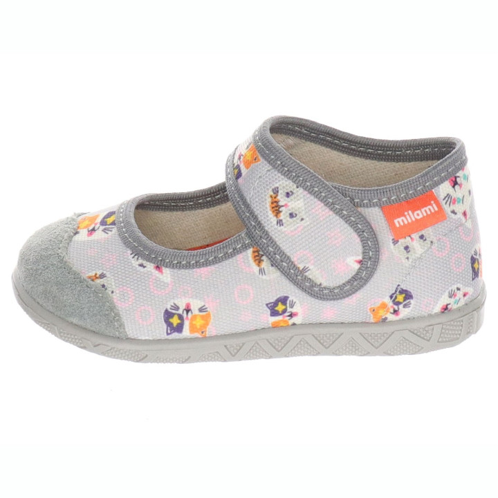 PANTOFLE KAPCIE MILAMI OPEN GREY CATS