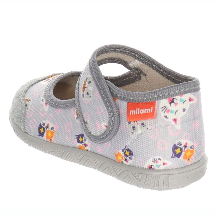 PANTOFLE KAPCIE MILAMI OPEN GREY CATS