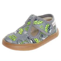 SLIPPERS BAREFOOT MILAMI TREND GREY SCOOTER