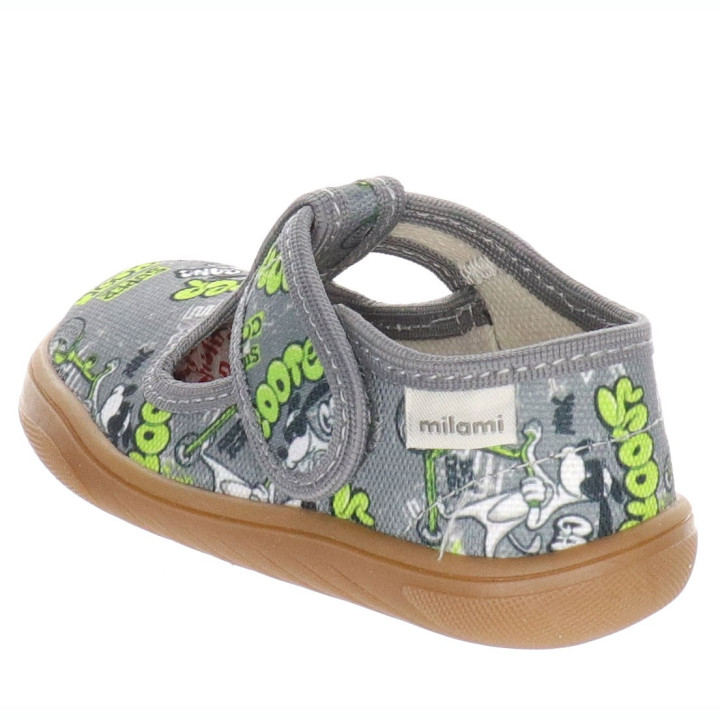 SLIPPERS BAREFOOT MILAMI TREND GREY SCOOTER