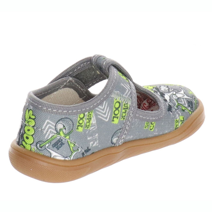 PANTOFLE KAPCIE BAREFOOT MILAMI TREND GREY SCOOTER
