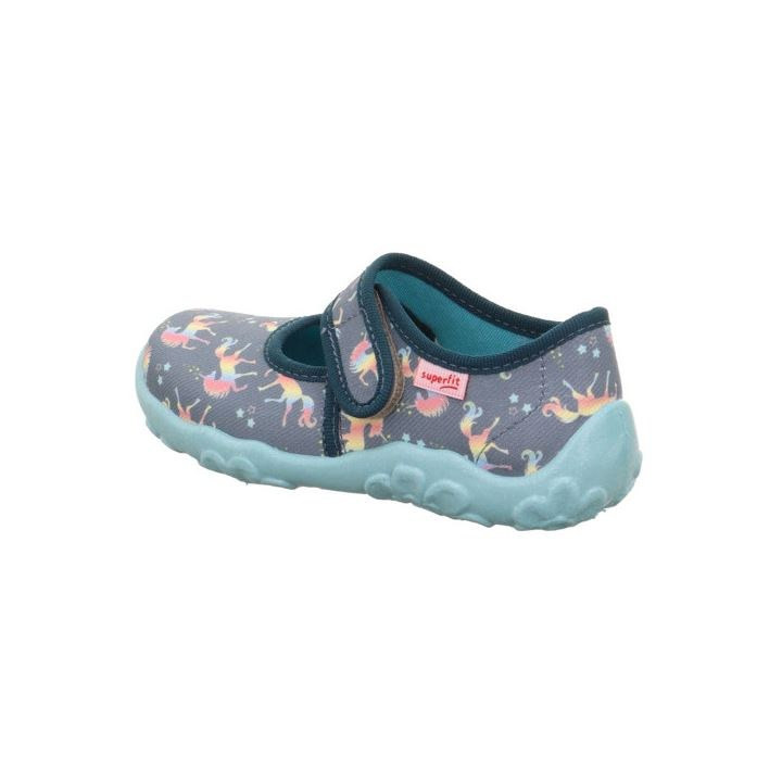 PANTOFLE TEKSTYLNE KAPCIE SUPERFIT BONNY BLAU 1-800283-8120