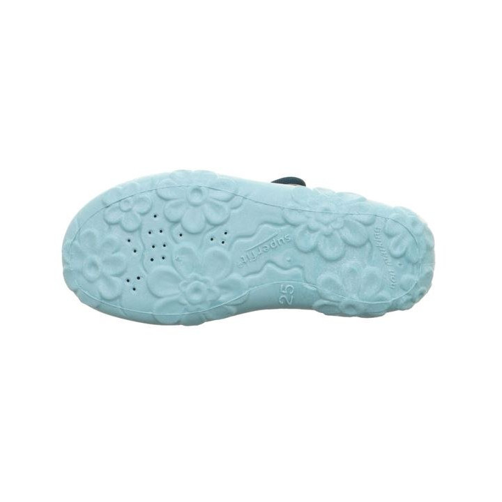 PANTOFLE TEKSTYLNE KAPCIE SUPERFIT BONNY BLAU 1-800283-8120