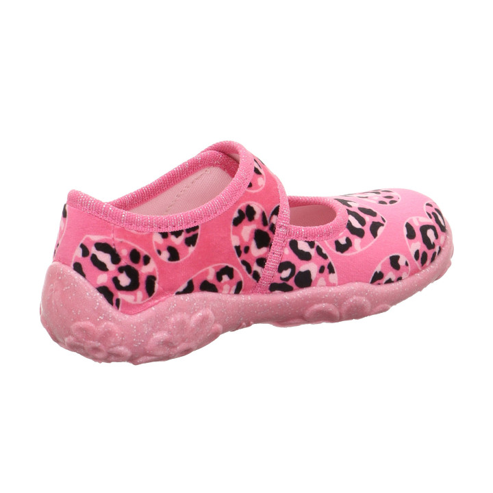 PANTOFLE TEKSTYLNE KAPCIE SUPERFIT BONNY ROSA/MEHRFARBIG 1-000280-5520
