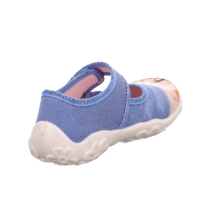 PANTOFLE TEKSTYLNE KAPCIE SUPERFIT BONNY BLAU/MEHRFARBIG 1-000281-8400