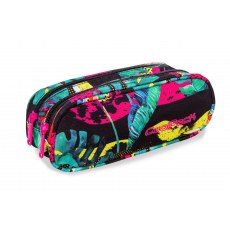 DOUBLE ZIPPERS PENCIL CASE COOLPACK CLEVER PARADISE (A65214)