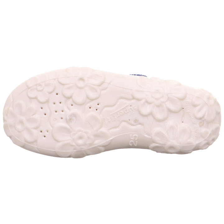 PANTOFLE TEKSTYLNE KAPCIE SUPERFIT BONNY BLAU/MEHRFARBIG 1-000281-8400