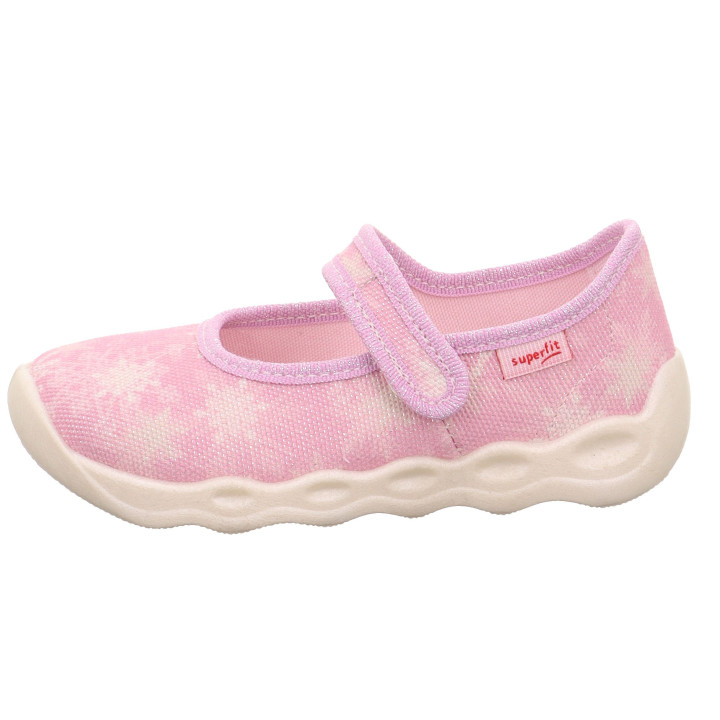 TEXTILE SLIPPERS SUPERFIT BUBBLE ROSA/MEHRFARBIG 1-006271-5550