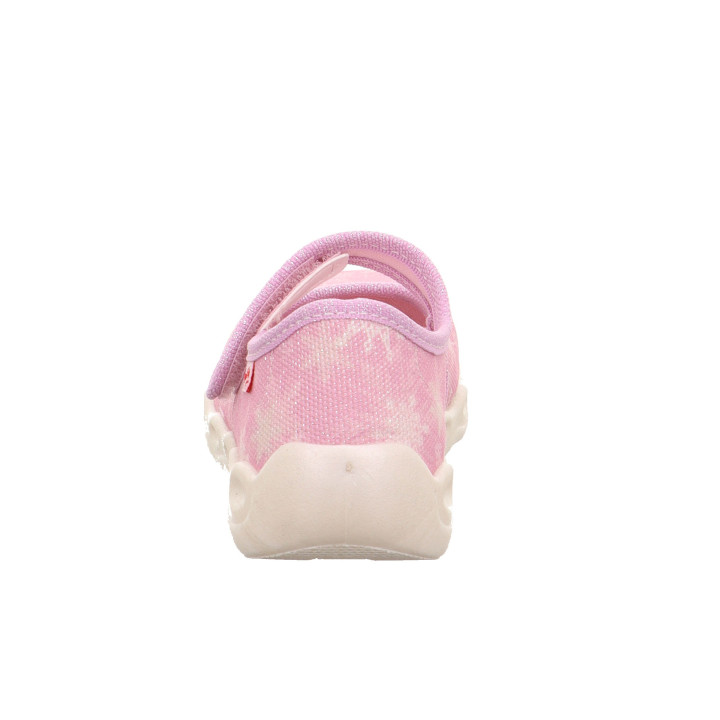 PANTOFLE TEKSTYLNE KAPCIE SUPERFIT BUBBLE ROSA/MEHRFARBIG 1-006271-5550