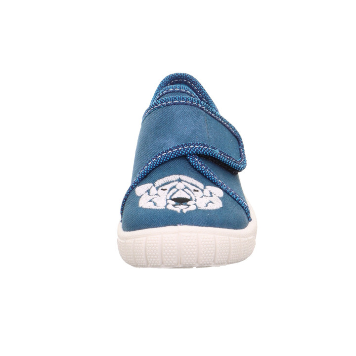 PANTOFLE TEKSTYLNE KAPCIE SUPERFIT BILL BLAU 1-800278-8090