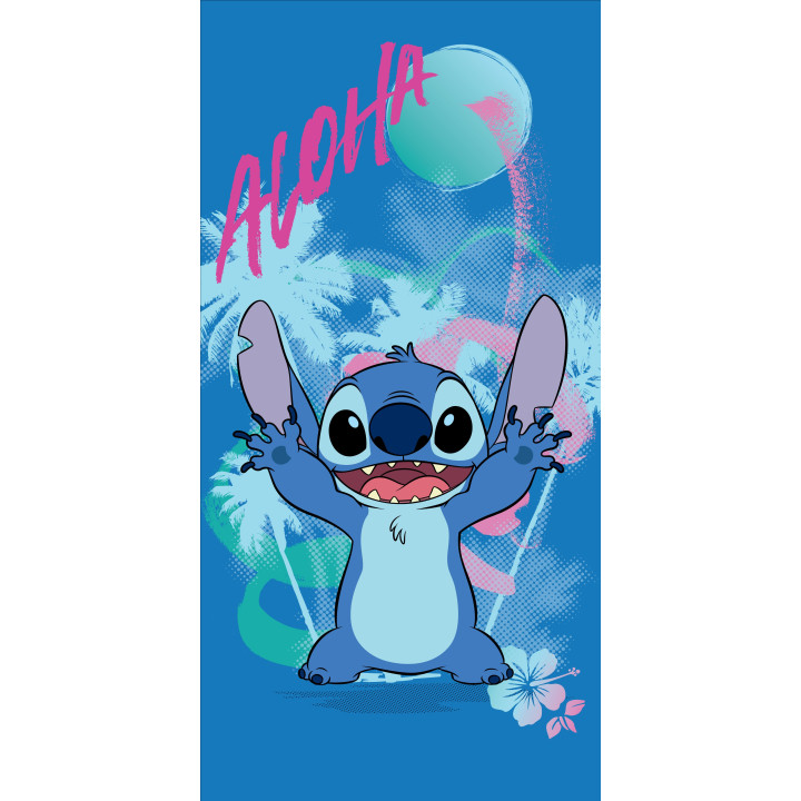 RĘCZNIK KĄPIELOWY PLAŻOWY 70 X 140 CM LILO & STITCH L&S-0893T